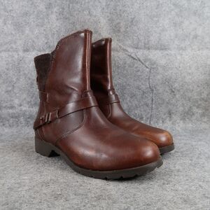 Teva Shoes Womens 6.5 Boots Fashion De La Vina Leather Brown Waterproof Winter